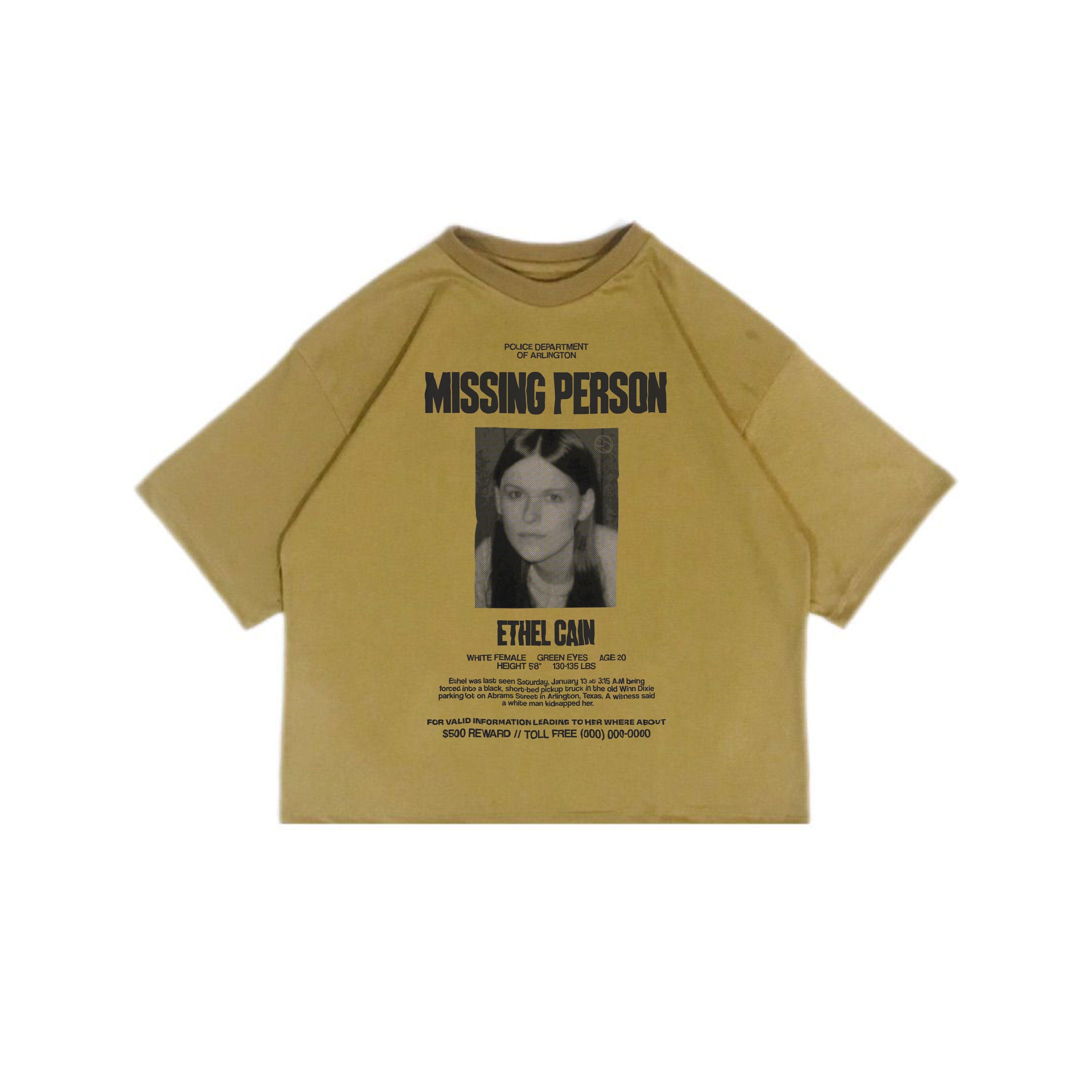 Ethlel Cain is Missing - Playera Boxy Fit