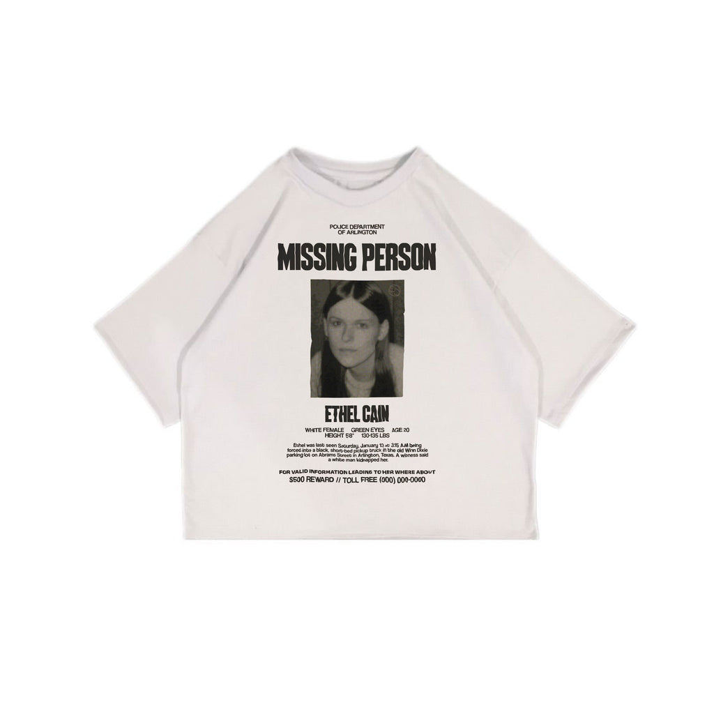 Ethlel Cain is Missing - Playera Boxy Fit